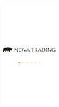 Mobile Screenshot of nova-trading.com