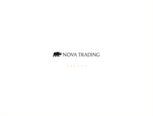 Tablet Screenshot of nova-trading.com